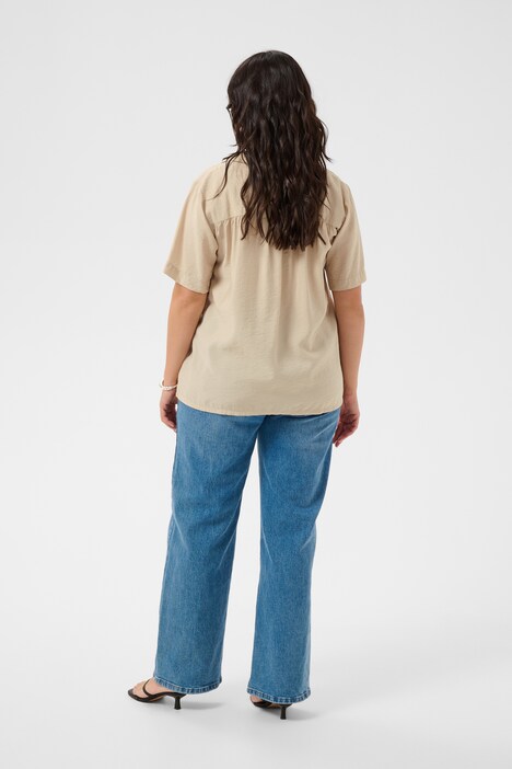Blouse met korte mouwen Loose fit