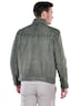 engbers Herren Lederjacke mit Stehkragen , Gruen