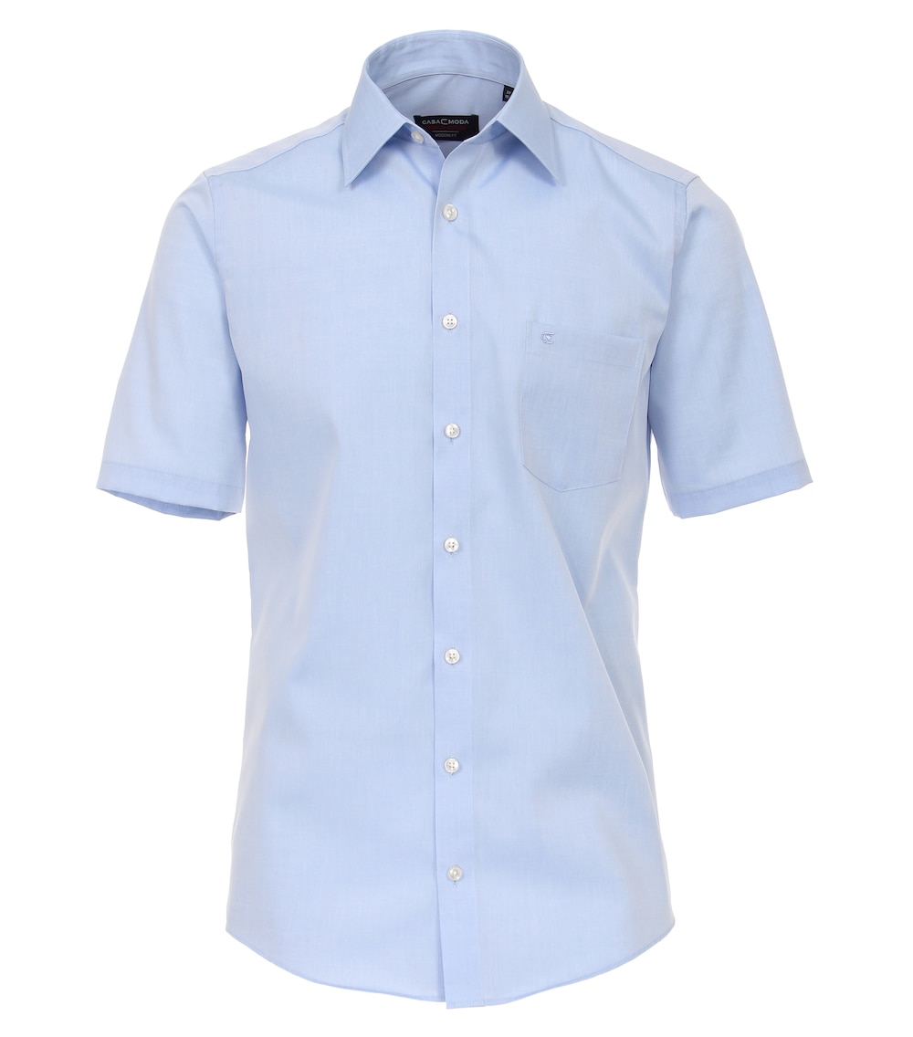 CASAMODA Businesshemd Kurzarm uni Modern Fit