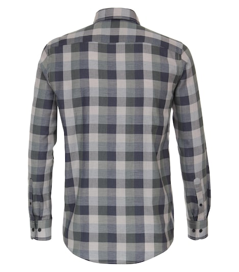 Freizeithemd extra langer Arm 72cm kariert Casual Fit
