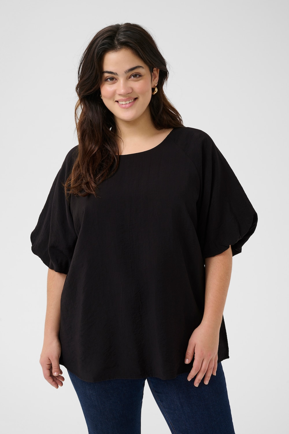 Kurzarm-Bluse Regular fit