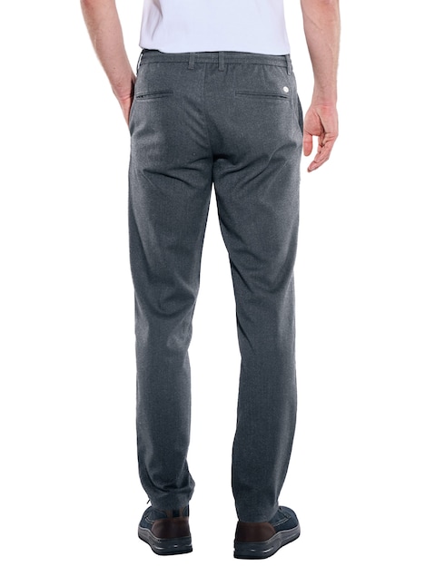 Herren Chino straight , Saphirblau