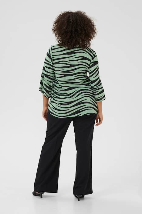 Blouse met korte mouwen Regular fit