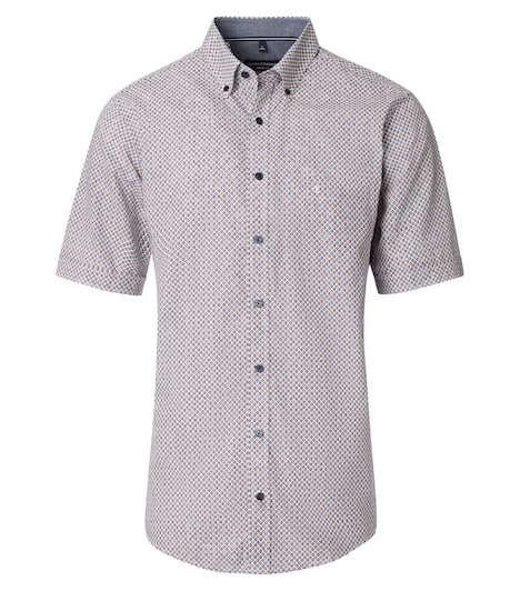 Freizeithemd Kurzarm Print Casual Fit