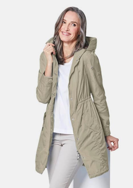 Trendiger leichter Regen Parka aus funktionalem Material