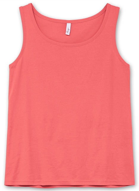 Tanktop Ärmellos Uni Ohne Kragen
