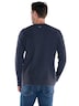 engbers Herren Langarm-Shirt meliert , Saphirblau