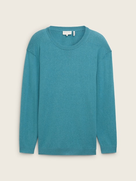 Strickpullover mit recyceltem Kaschmir