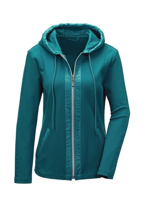 bequeme Freizeitjacke mit Kapuze