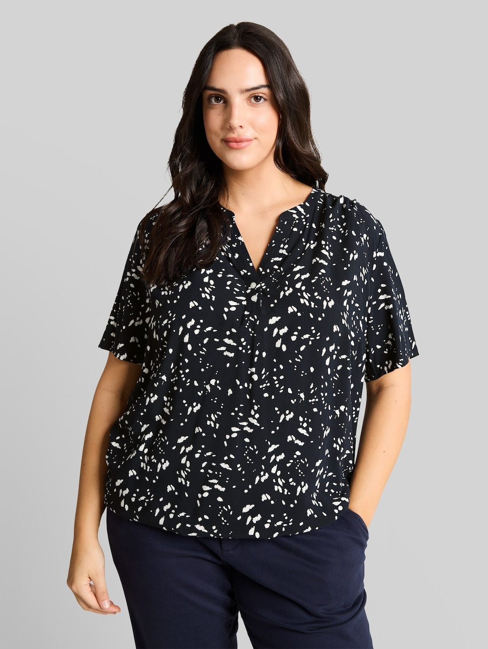 Bluse mit Muster
