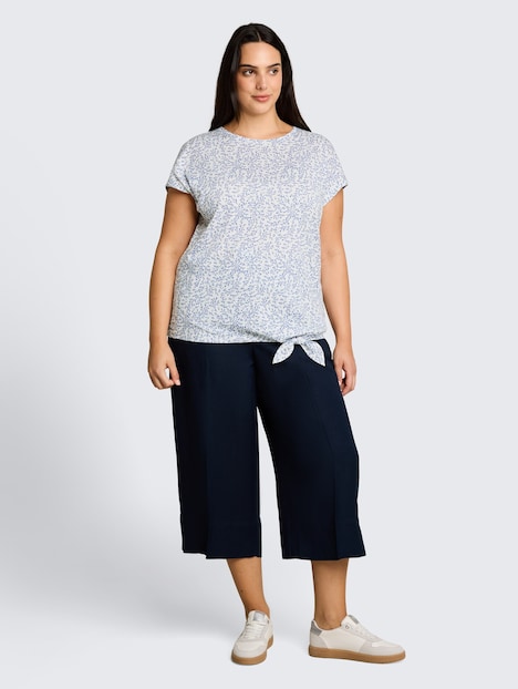 T-Shirt mit Knotendetail