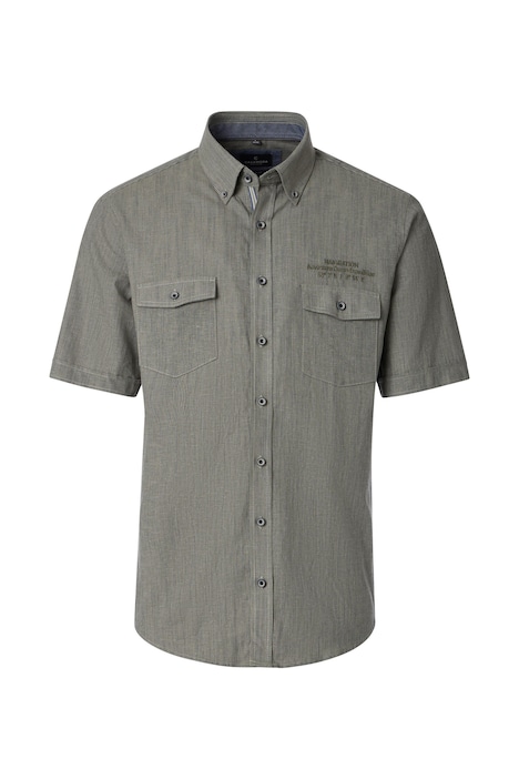 Leinenhemd Kurzarm gestreift Casual Fit