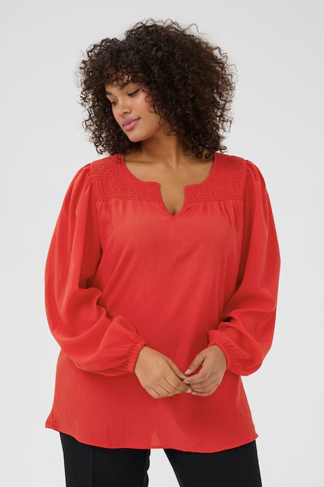 Langarm-Bluse Regular fit