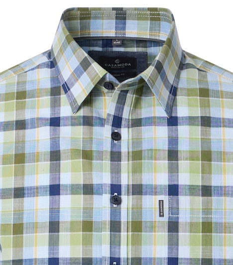 Freizeithemd Kurzarm kariert Casual Fit