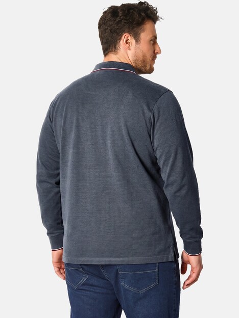 Langarm-Poloshirt MILANVETZO