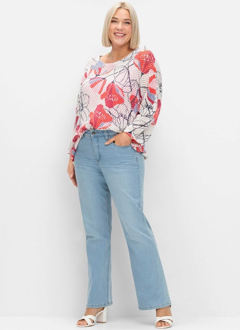 Bootcut-Jeans Uni