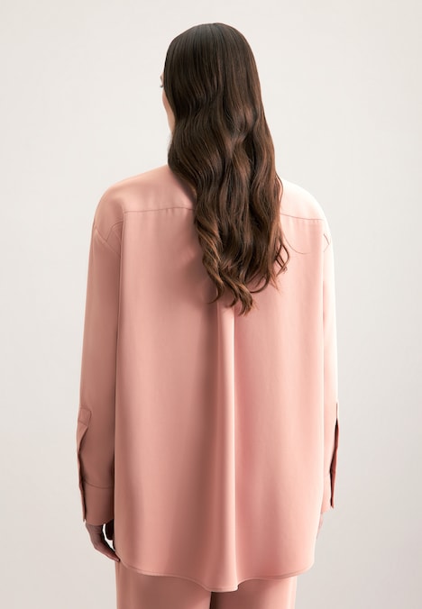 Damen Oversizebluse - Uni