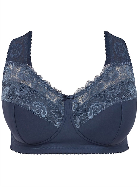 Bügelloser BH Bügelloser BH mit Spitze, wattierte Cups