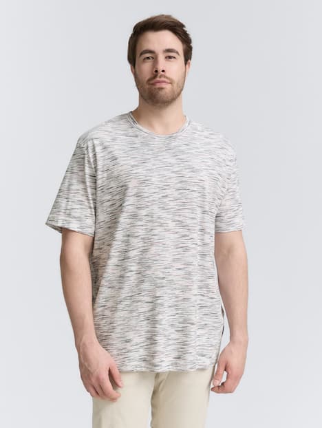 Tom Tailor Men PLUS T-Shirt Plus Size - T-Shirt mit Muster