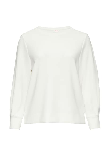 Scuba-Sweatshirt mit weiten Ärmeln