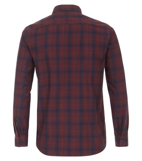 Flanellhemd kariert Casual Fit