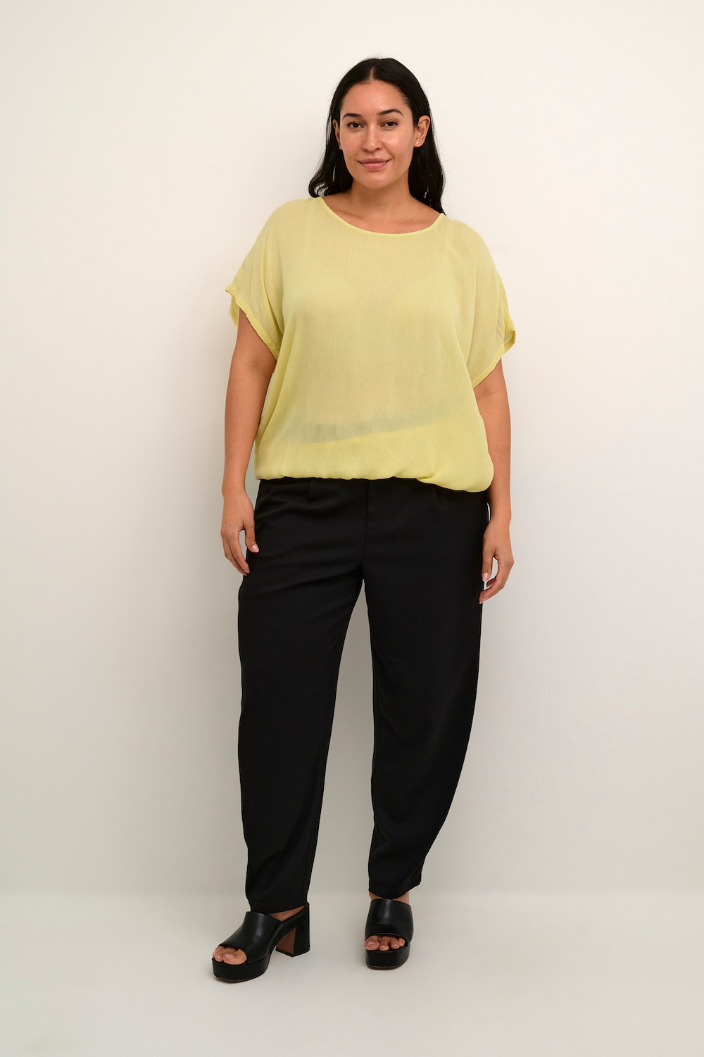 Kurzarm-Bluse Loose fit