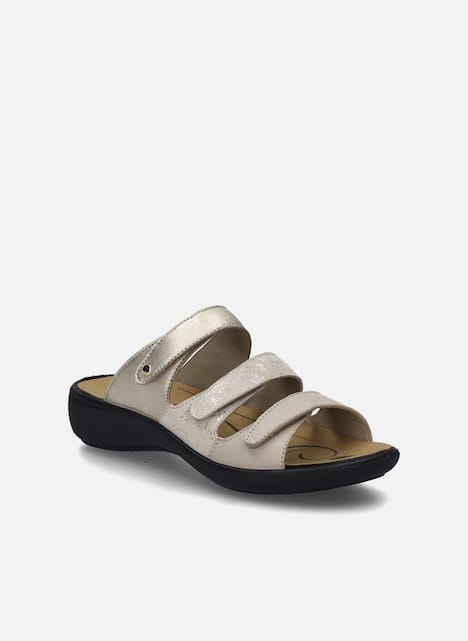 Damen Sandale Ibiza 10, creme-multi