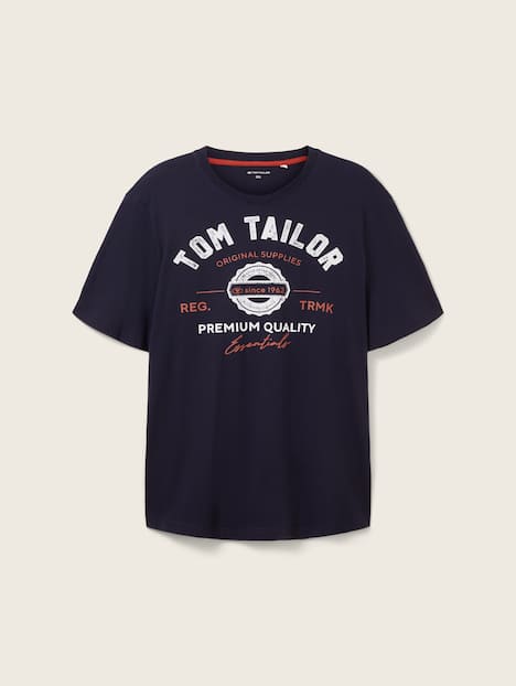 T-Shirt mit Logo Print