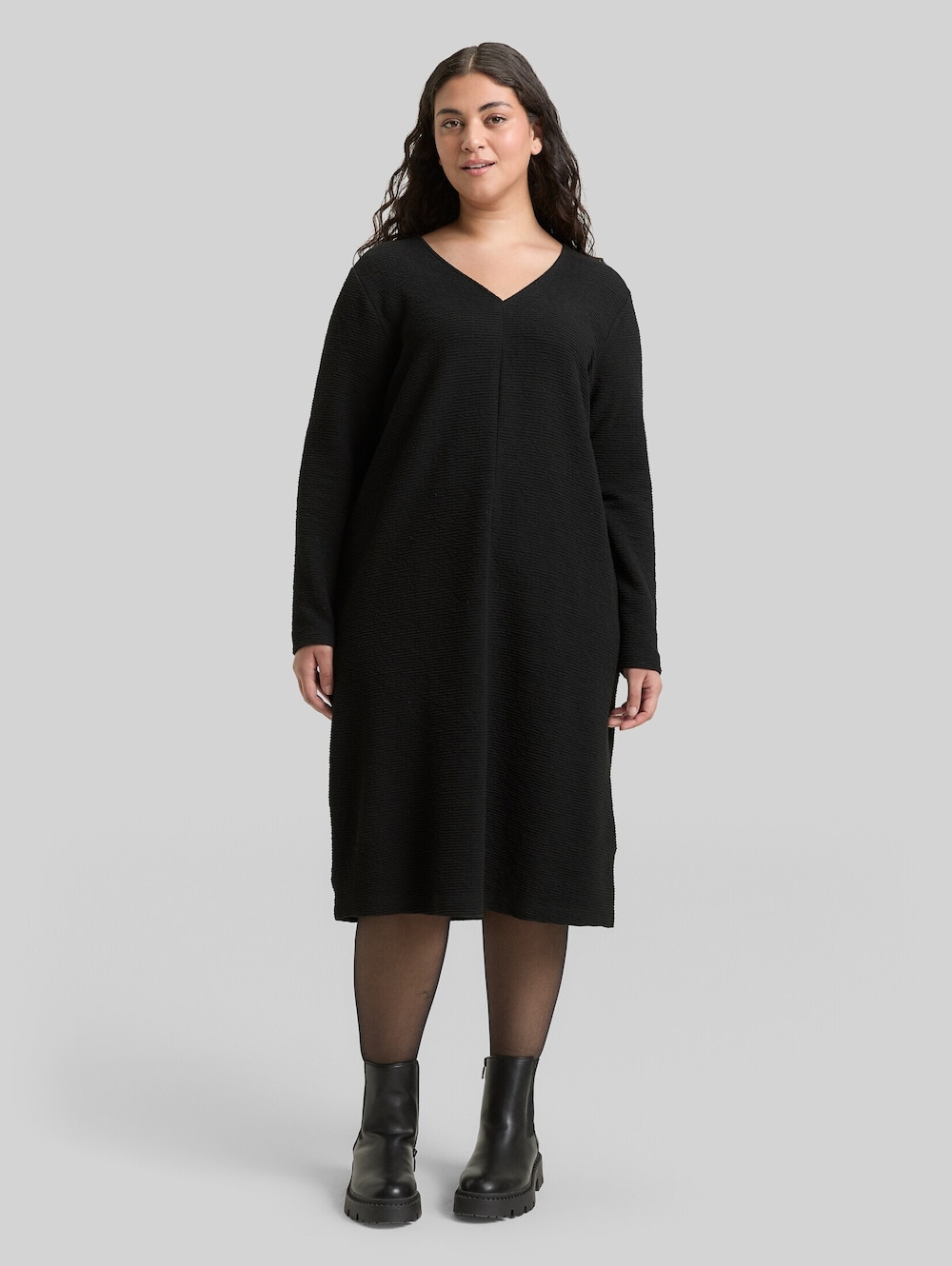 Kleid mit Glitzer-Effekt