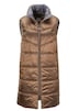GOLDNER Lang vest Lang gewatteerd vest met opstaande kraag