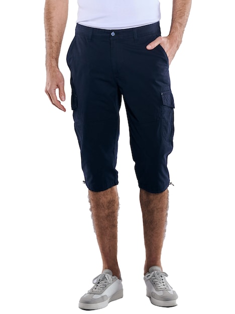 Herren Capri-Hose slim fit , Saphirblau
