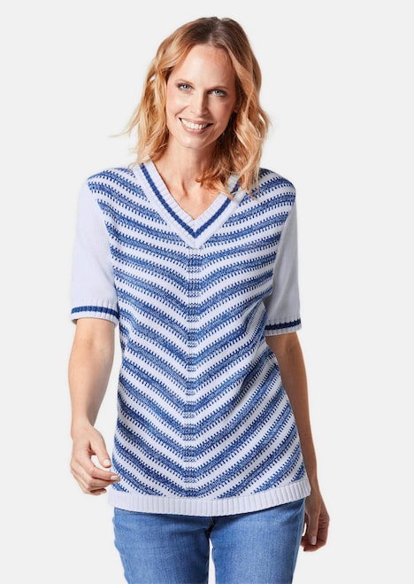 Pullover mit V-Ausschnitt