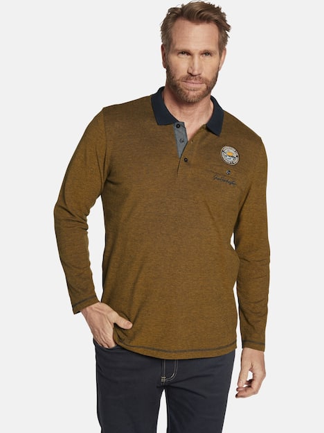 Langarm-Poloshirt JUHANI