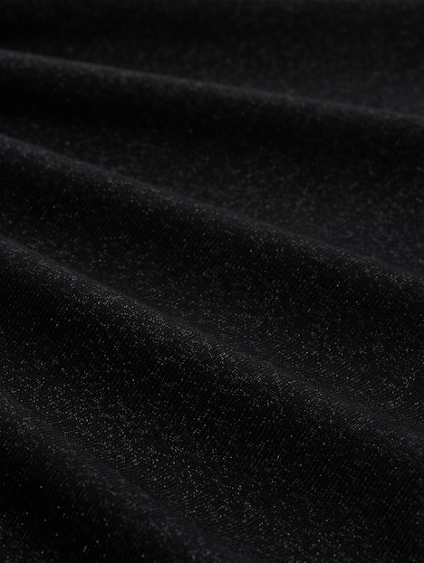 Loose Fit Langarmshirt mit Glitzer-Effekt