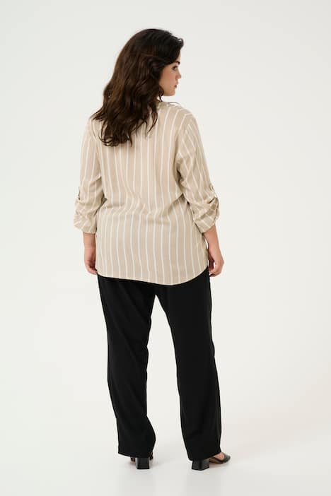 Langarm-Bluse Regular fit