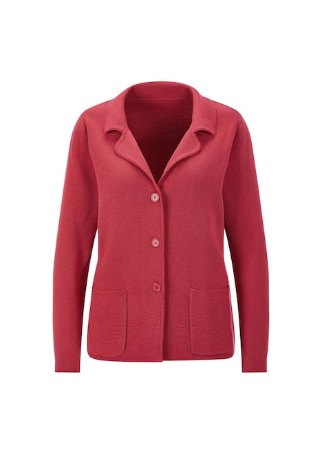 Milano-Ripp-Blazer mit Reverskragen