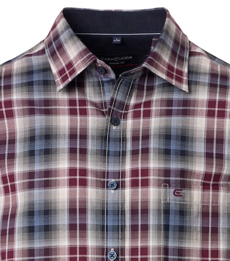 Freizeithemd kariert Comfort Fit