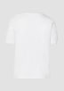Baumwoll-T-Shirt mit Frontprint und Pailletten
