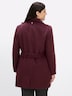 Jacke Jacke mit Bindegürtel Langarm Reverskragen