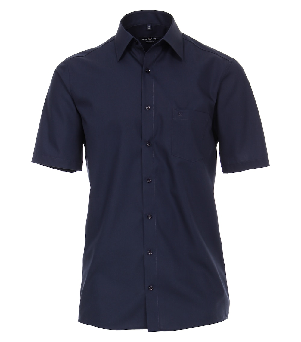 Businesshemd Kurzarm uni Comfort Fit