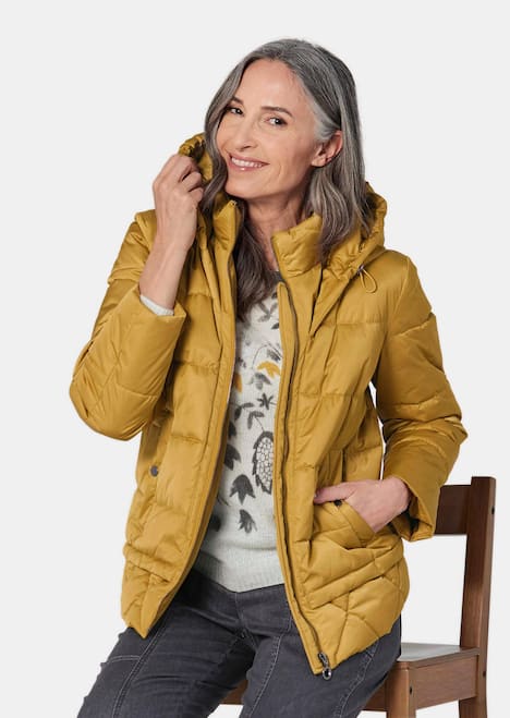 Steppjacke mit Kapuze