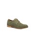 Herren Halbschuh aus Leder , Oliv