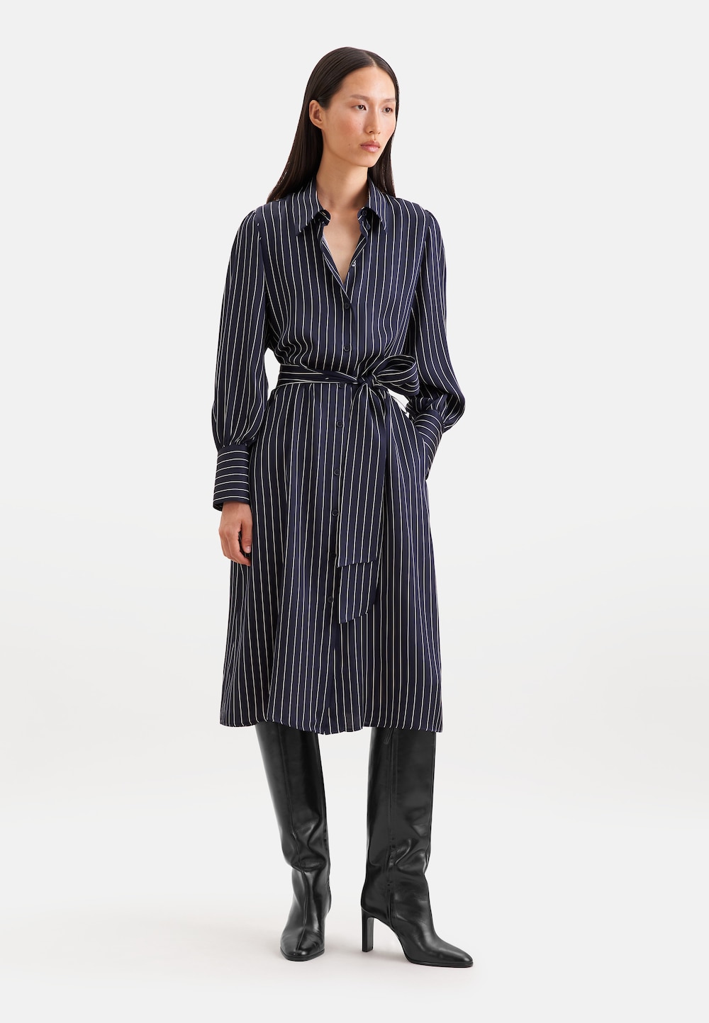 Damen Kleid - Gestreift