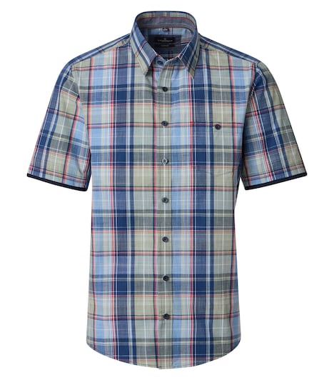 Freizeithemd Kurzarm kariert Casual Fit