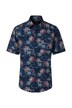 Freizeithemd Kurzarm Print Casual Fit