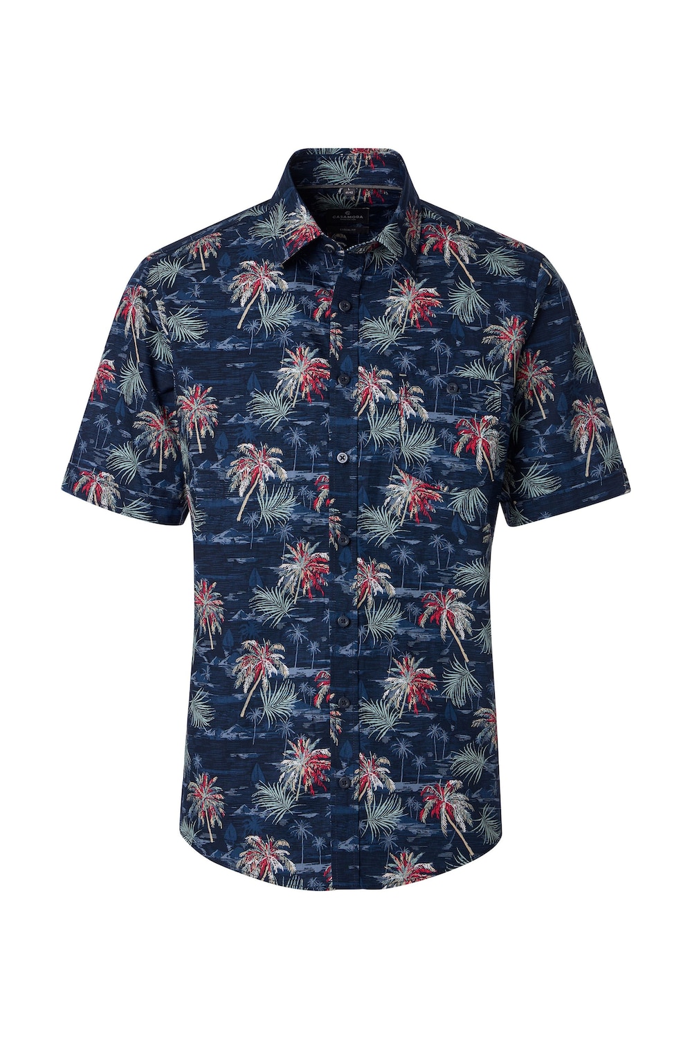 Freizeithemd Kurzarm Print Casual Fit
