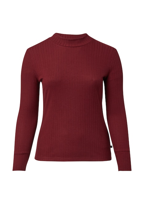 Geripptes Langarmshirt