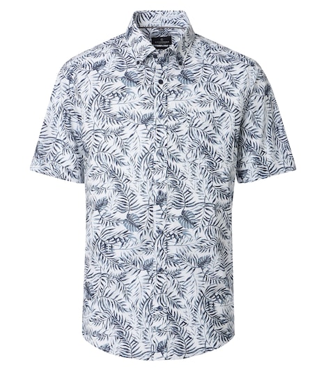 Freizeithemd Kurzarm Print Casual Fit