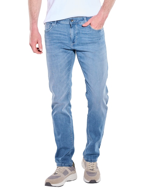 Herren Jeans 5-Pocket Superstretch , Brilliantblau