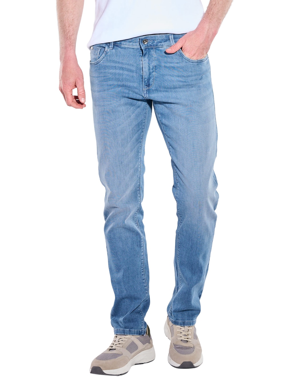 Herren Jeans 5-Pocket Superstretch , Brilliantblau
